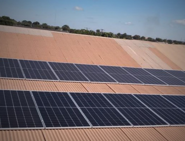 Obra de Telhado Sistema de 13,62 kWp em Nova Mutum MT